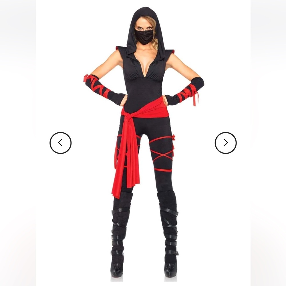 NWT Leg Avenue Deadly Ninja Costume NEW IN BAG NEVER WORN